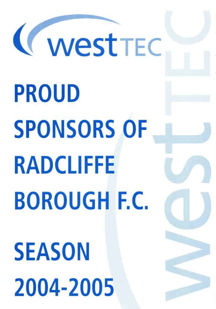 24th July 2004 Radcliffe Borough v Manchester United Friendly Pre Season 2004-2005 - Image 2