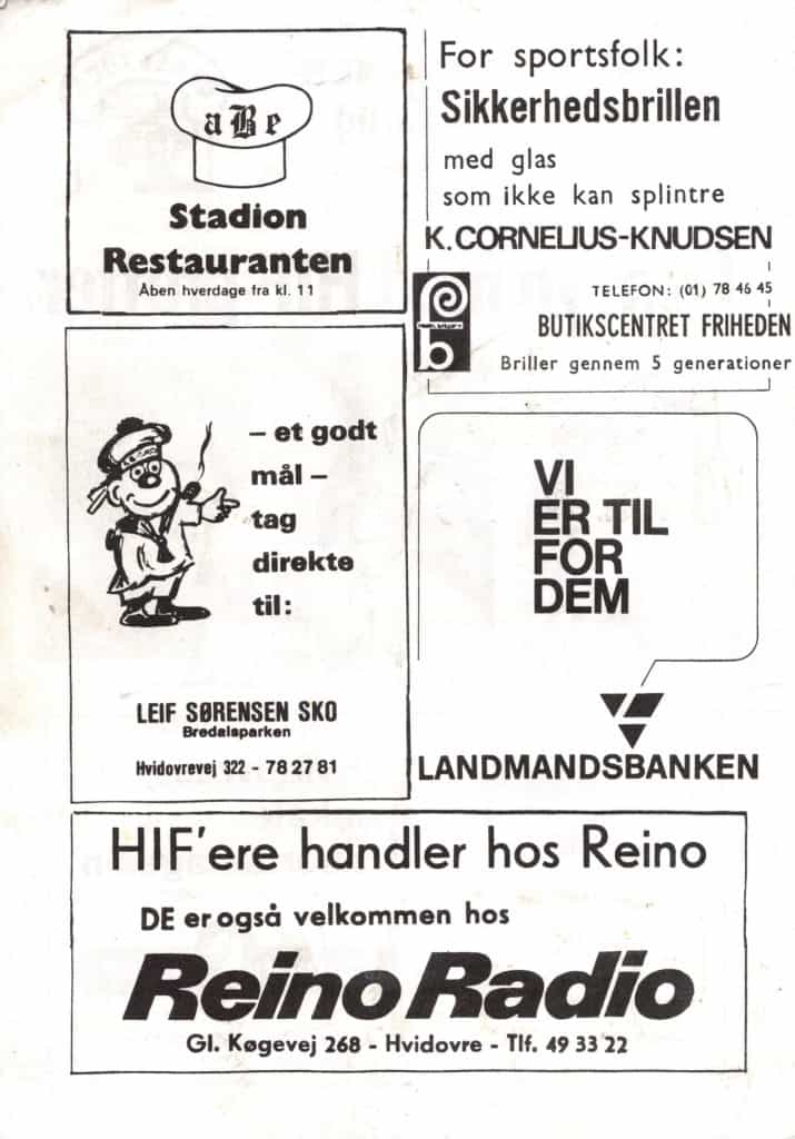 5th August 1975 Hvidovre v Manchester United Friendly  1975-1976 - Image 2