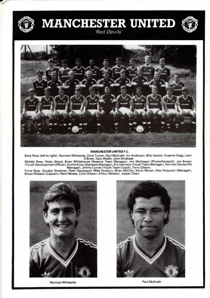 23rd August 1988 Brandon United v Manchester United Friendly Pre-Season 1988-1989 - Image 2