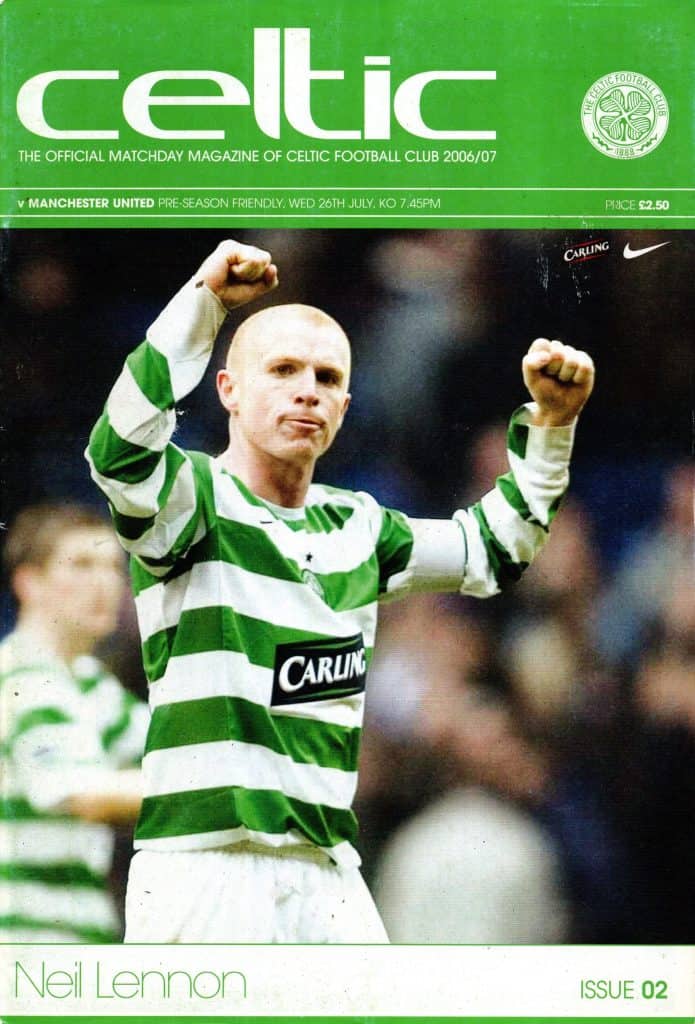 26th July 2006 Celtic v Manchester United Friendly Pre Season 2006-2007