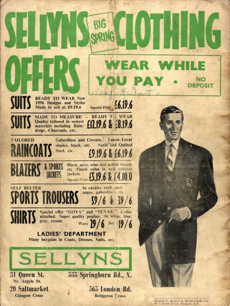 16th April 1956 Celtic v Manchester United Friendly Cheshire Homes Benefit Match 1955-1956 - Image 2