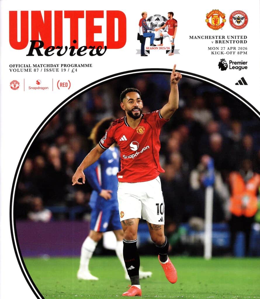 27th April 2026 Manchester United v Brentford Premier League Matchday 34 2025-2026